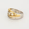 Bague 55 Bague bicolore diamants 58 Facettes