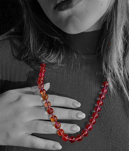 Collier Collier en quartz améthyste et citrine 58 Facettes