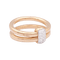 Bague 52 Bague Pomellato, "Together", or rose, diamants. 58 Facettes 34123