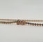 Bracelet Bracelet Tennis or rose serti de saphir multi-couleur 58 Facettes