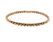 Bracelet Bracelet jonc ouvrant or rose et petits diamants 58 Facettes
