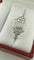 Bague 53 Bague style art déco en or blanc 18 carats et diamants 58 Facettes