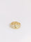 Bague 52 Bague double vintage en or jaune et diamants 58 Facettes J125