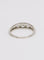 Bague jarretière ancienne en platine et diamants 1 ct 58 Facettes J203