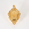 Pendentif Pendentif porte photo or jaune, perle de culture et rubis de synthèse 58 Facettes CHAL01994