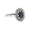Bague 51 Bague Pompadour  Or blanc Saphir, Diamant 58 Facettes 4036379CN