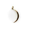Pendentif Pendentif croissant de lune en perle, or 14 carats, style moderne du milieu du siècle 58 Facettes A2006U
