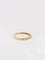 Bague 54 Demi alliance vintage or diamants jaunes 58 Facettes J184