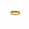 Alliance Demi-Tour Or Jaune Saphir & Diamants 58 Facettes