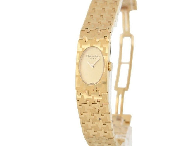 Montre montre miss dior 23 mm plaque or jaune quartz 58 Facettes 258790