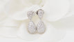 Boucles d'oreilles Pendants d'oreilles en or blanc et diamants 58 Facettes 32102