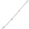Collier Sautoir en or gris 18K – 80 cm – 2,50 ct de diamants brillants G-VS 58 Facettes