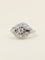 Bague 53 Bague Art Déco cible or blanc platine diamants 58 Facettes 1192.4