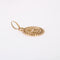 Pendentif Petite médaille Sagittaire en or rose 58 Facettes CVP199