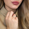 Bague 56 Solitaire Or jaune et diamant 58 Facettes 70-GS38381-2