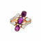 Bague 53 Bague Vintage Or Rubis et Diamants 1960 58 Facettes 385