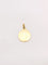 Pendentif Médaille amour Augis ronde or jaune diamant rubis 58 Facettes J461