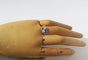 Bague 51.5 Bague Toi et Moi ancienne en or jaune 18k et platine, diamants 58 Facettes