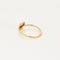 Bague 52,5 Bague or jaune à motif de fleur ciselée, turquoise 58 Facettes CHAL01733
