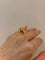 Bague Bague Cartier Panthère Double Tête en or jaune émeraude 58 Facettes