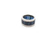 Bague 51 bague bandeau 20 saphirs 13ct baguette en or blanc 100 diamants 58 Facettes 262243