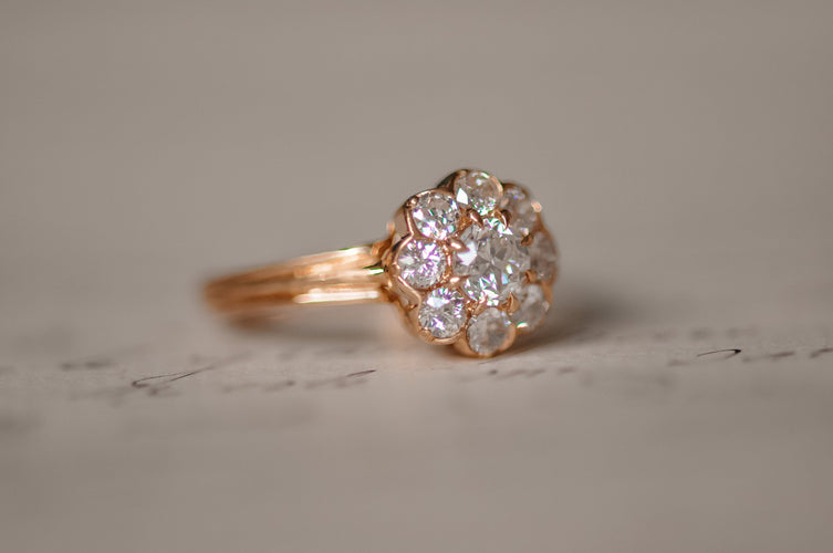 Bague 51 Bague en diamant ancienne 58 Facettes