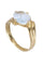 Bague 52 BAGUE AIGUE-MARINE 58 Facettes 088131