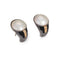 Boucles d'oreilles Boucles d'oreilles Cartier vintage années 70 en argent sterling et or 18 carats, perle Mabe, signées 58 Facettes G14130