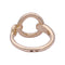 Bague 56 Bague Hermès "Filet d'or", or rose, diamants. 58 Facettes 33474
