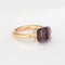 Bague Bague Pomellato Nudo Classic en or jaune 18 carats avec améthyste, bijou de succession, taille 6 58 Facettes G14032