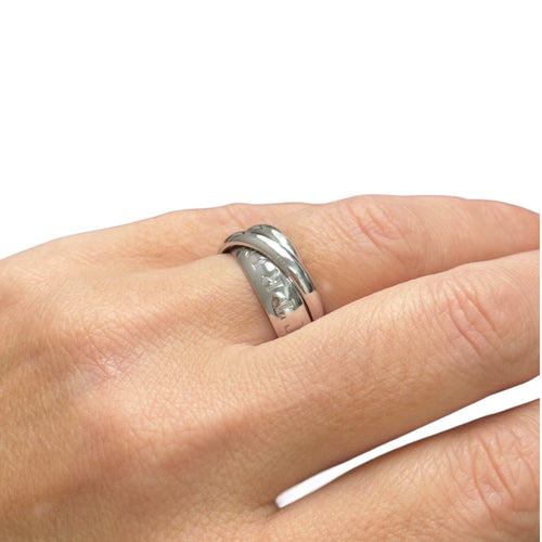 Bague 52 Cartier - Bague Or Amour Trinity en or blanc 18 carats 58 Facettes 358