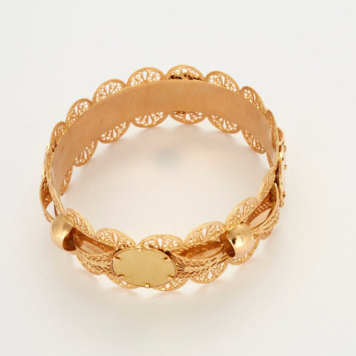 Bracelet Bracelet porte pièce or jaune 58 Facettes LP669/2