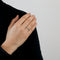 Alliance américaine en or blanc 58 Facettes 240222