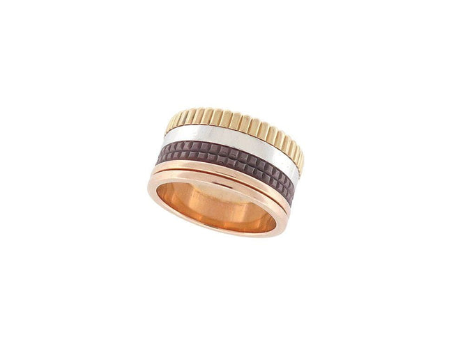 Bague 55 bague BOUCHERON quatre classique large or 58 Facettes 261796