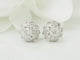 Puces d'oreilles en or blanc et diamants 58 Facettes 33522