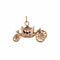 Pendentif Breloque carrosse or jaune 58 Facettes CVP164