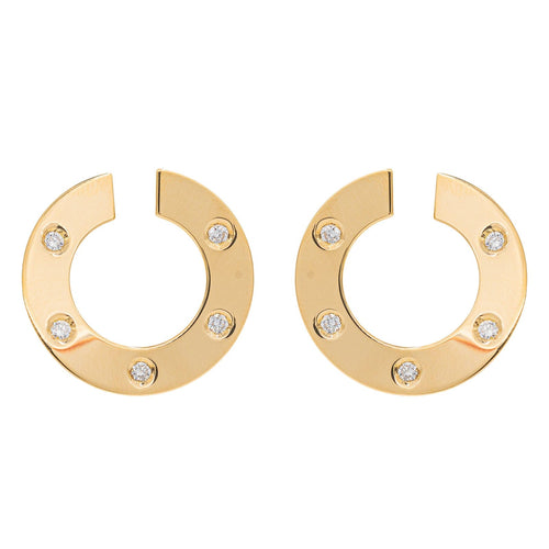Boucles d'oreilles Boucles d'oreilles Or jaune Diamant 58 Facettes 2884003CN