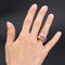 Bague 53 Bague tank asymétrique diamants rubis 58 Facettes 21-351