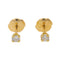 Boucles d'oreilles Boucles d'oreilles Puces Or jaune Diamant 58 Facettes 3241063CN