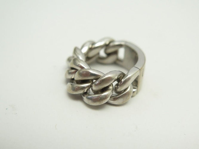 Bague 50 bague CHRISTIAN DIOR gourmette 50 or blanc 58 Facettes 259405