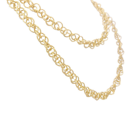 Collier Collier vintage or jaune. 58 Facettes 32941