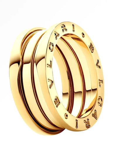 Bague Bague b.zero1 à 3 anneaux en or jaune 58 Facettes 17512