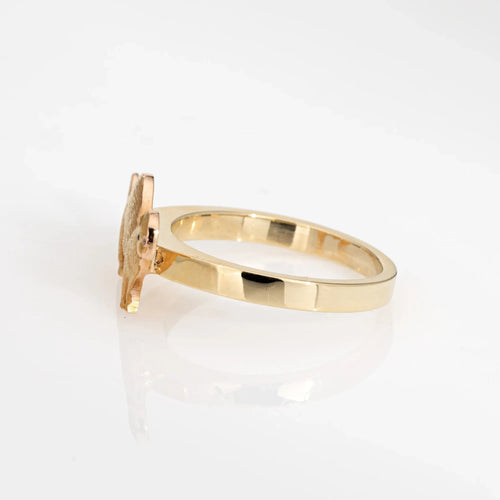 Bague 52 Bague Loutre Vintage Or Jaune 58 Facettes G13198