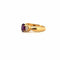Bague 53 Solitaire or jaune améthyste 58 Facettes 23-GS28800