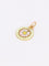 Pendentif Medaille vintage Je t’aime or jaune émail 58 Facettes 1096