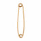 Pendentif CARTIER - Pendentif ou broche en or jaune avec épingle à nourrice 58 Facettes G13713