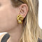 Boucles d'oreilles Boucles d'oreilles Zolotas, « Tête de Lion » deux ors, diamants et rubis. 58 Facettes 34909