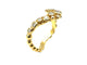 Bague 52 GILBERT ALBERT. Bague or jaune 18K et diamants 58 Facettes