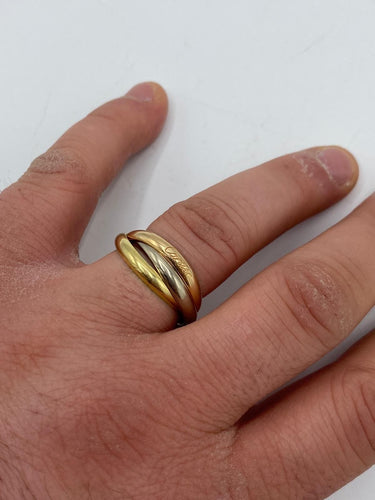Bague 63 Cartier - Alliance Trinity 3 ors 58 Facettes 096425077421