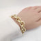 Bracelet Bracelet vintage maille gourmette or jaune 58 Facettes